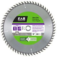 10&quot; x 60 Teeth Finishing Ultra Thin  Professional Saw Blade Recyclable Exchangeable